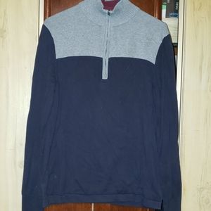 Nautica gray and blue sweater